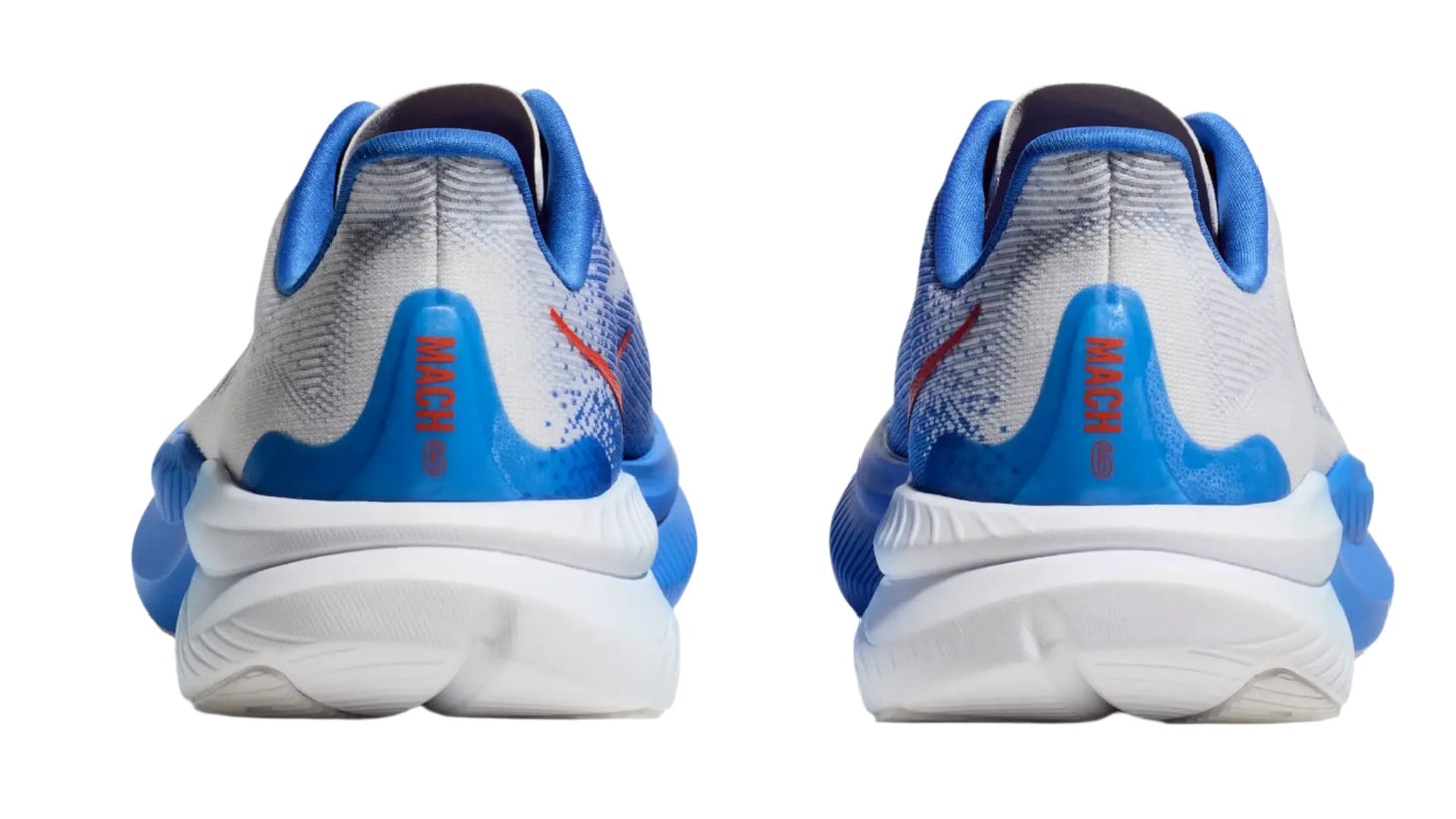 Hoka Mach 6 'white / virtual blue'