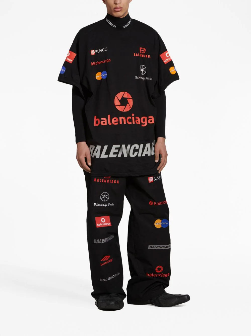 Balenciaga Top League cotton T-shirt