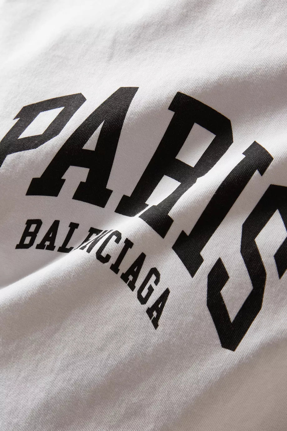 Balenciaga Paris Medium Fit T-shirt in Cotton Jersey