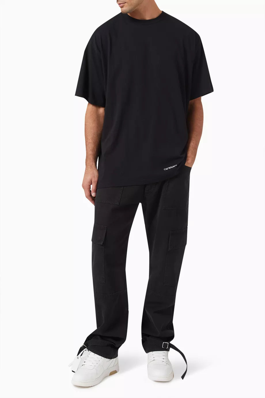 Off-White Scribble Diagonal Oversized T-shirt in Jersey