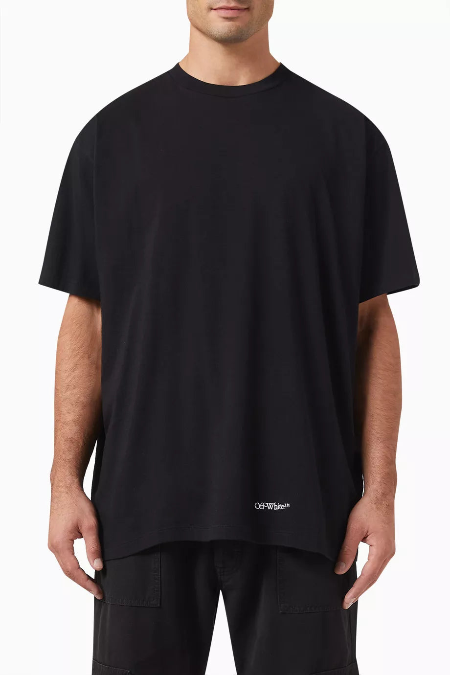 Off-White Scribble Diagonal Oversized T-shirt in Jersey