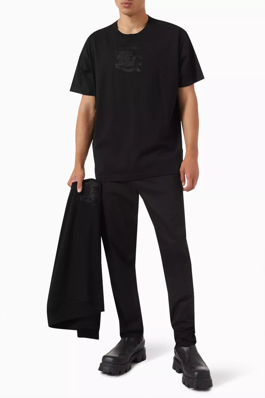 Burberry Tristan T-Shirt in Cotton Stretch