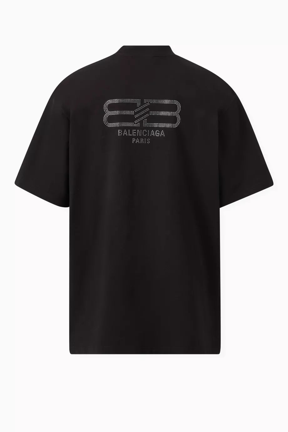 Balenciaga BB Paris Strass Medium Fit T-shirt in Vintage Jersey