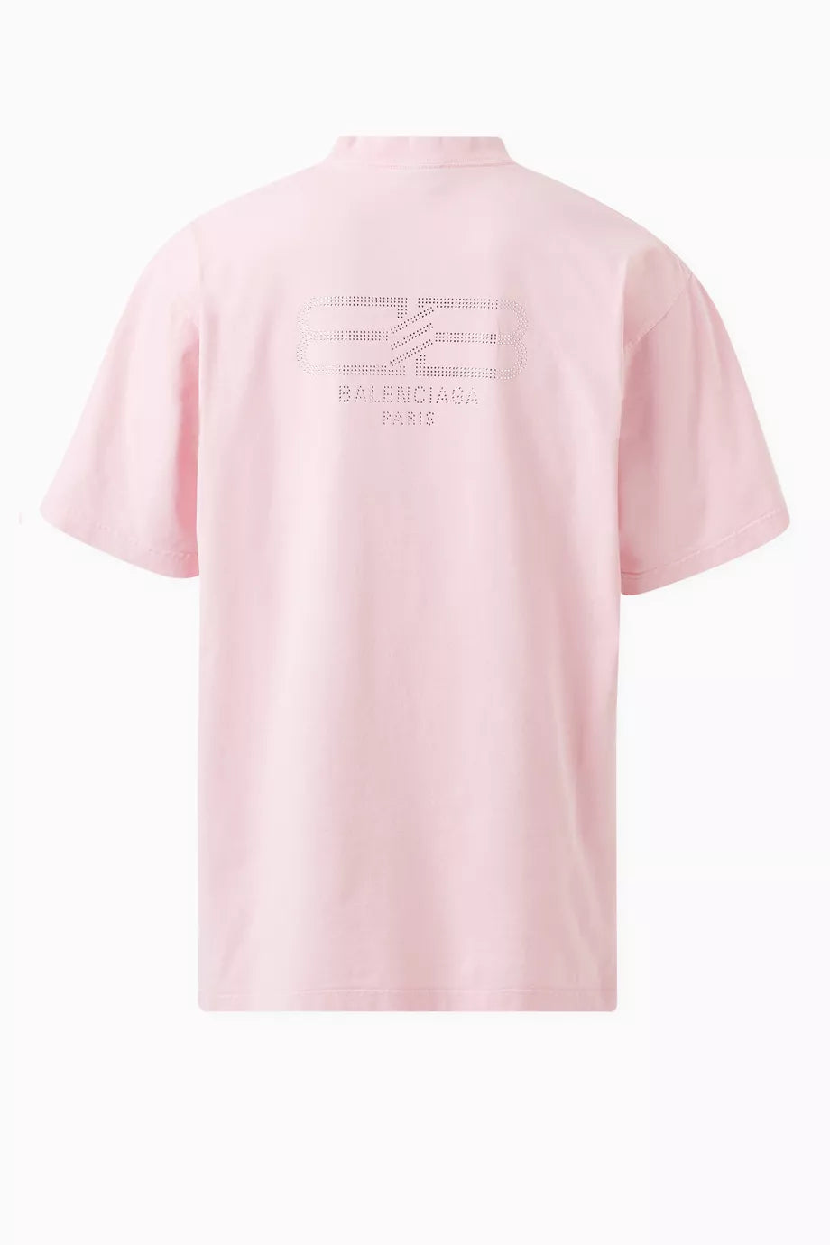 Balenciaga BB Paris Strass Medium Fit T-shirt in Vintage Jersey