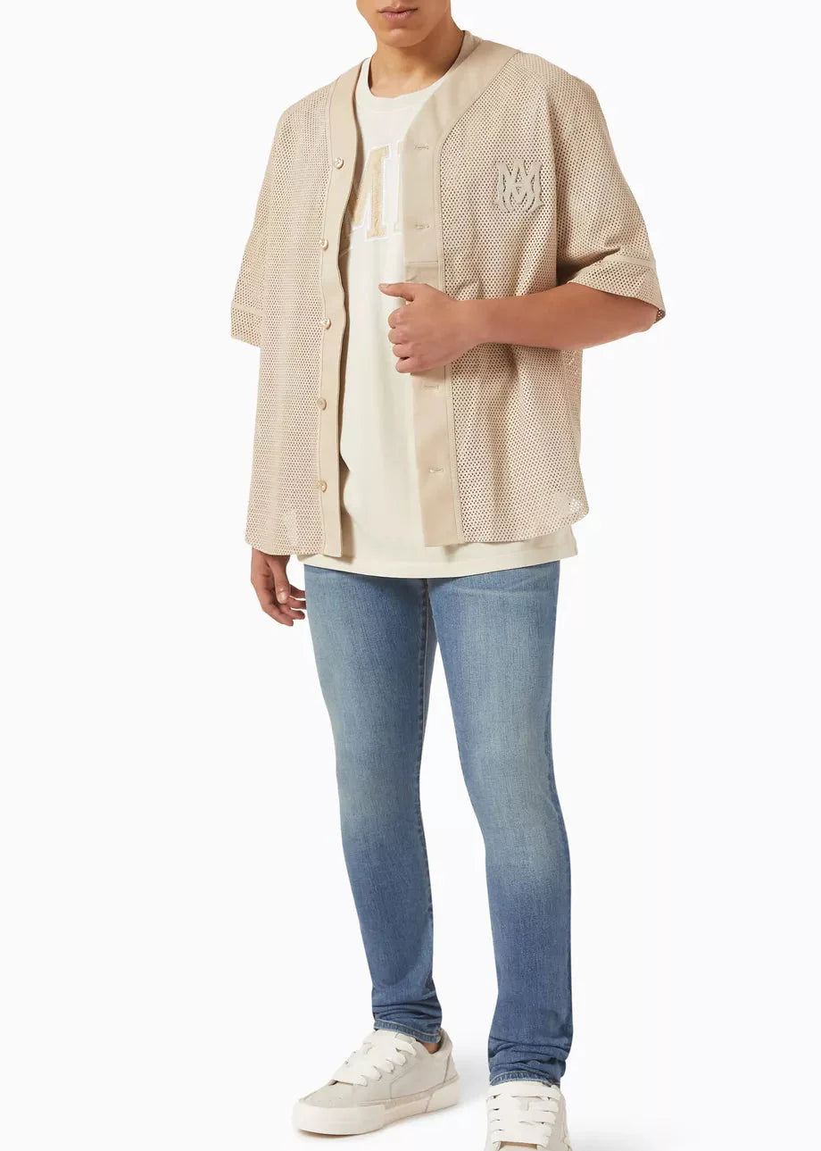 Amiri Follow Vintage Oversized T-shirt in Cotton Neutral