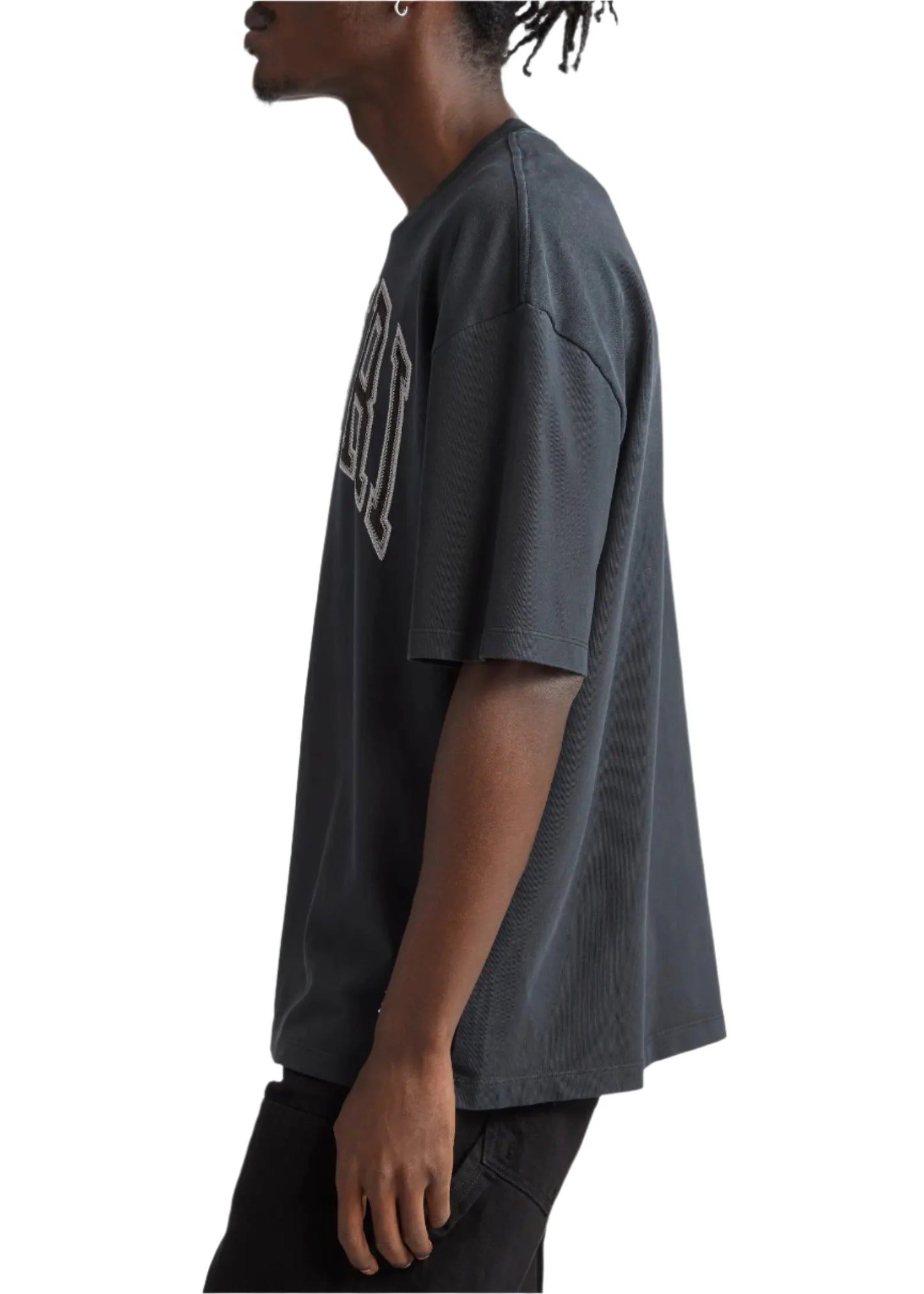 Amiri Follow Vintage Oversized T-shirt in Cotton Black