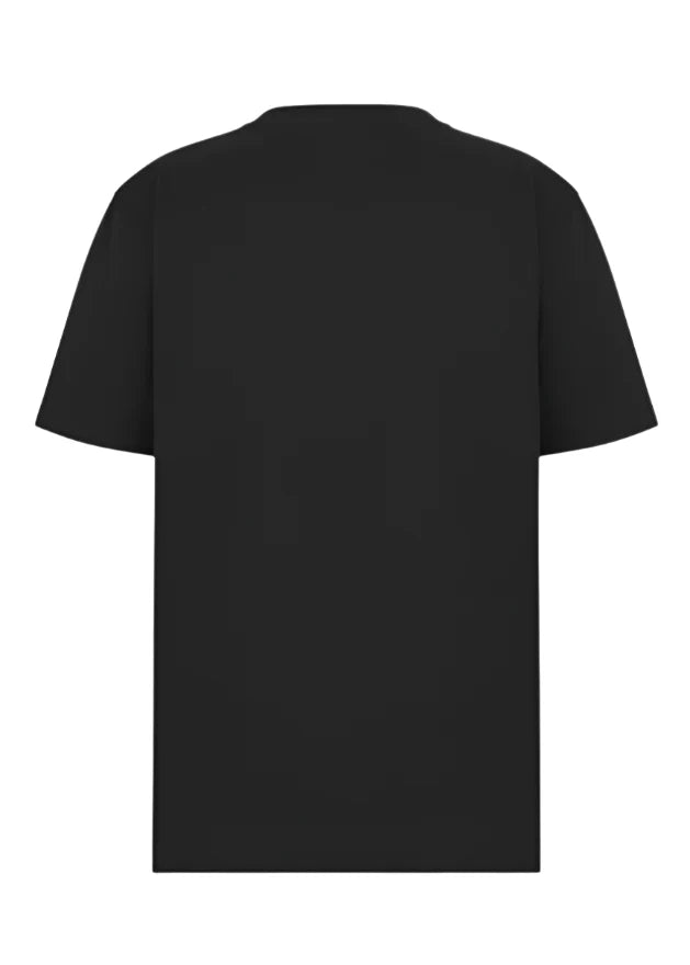 Handwritten Christian Dior Relaxed-Fit T-Shirt Black Cotton Jersey