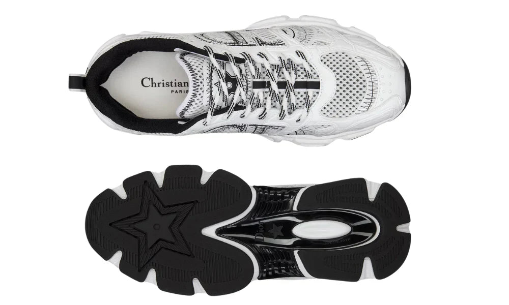 Dior Chrono Sneaker " White and Black "