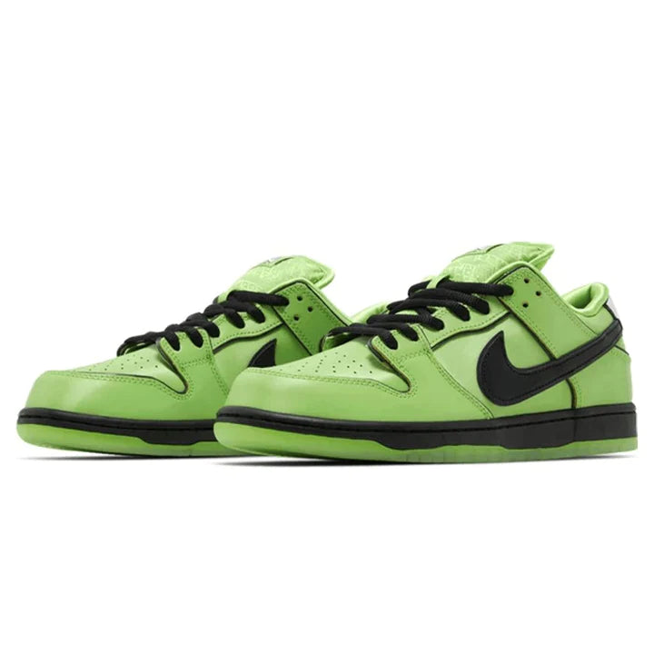 NIKE SB DUNK LOW "POWERPUFF GIRLS- BUTTERCUP"