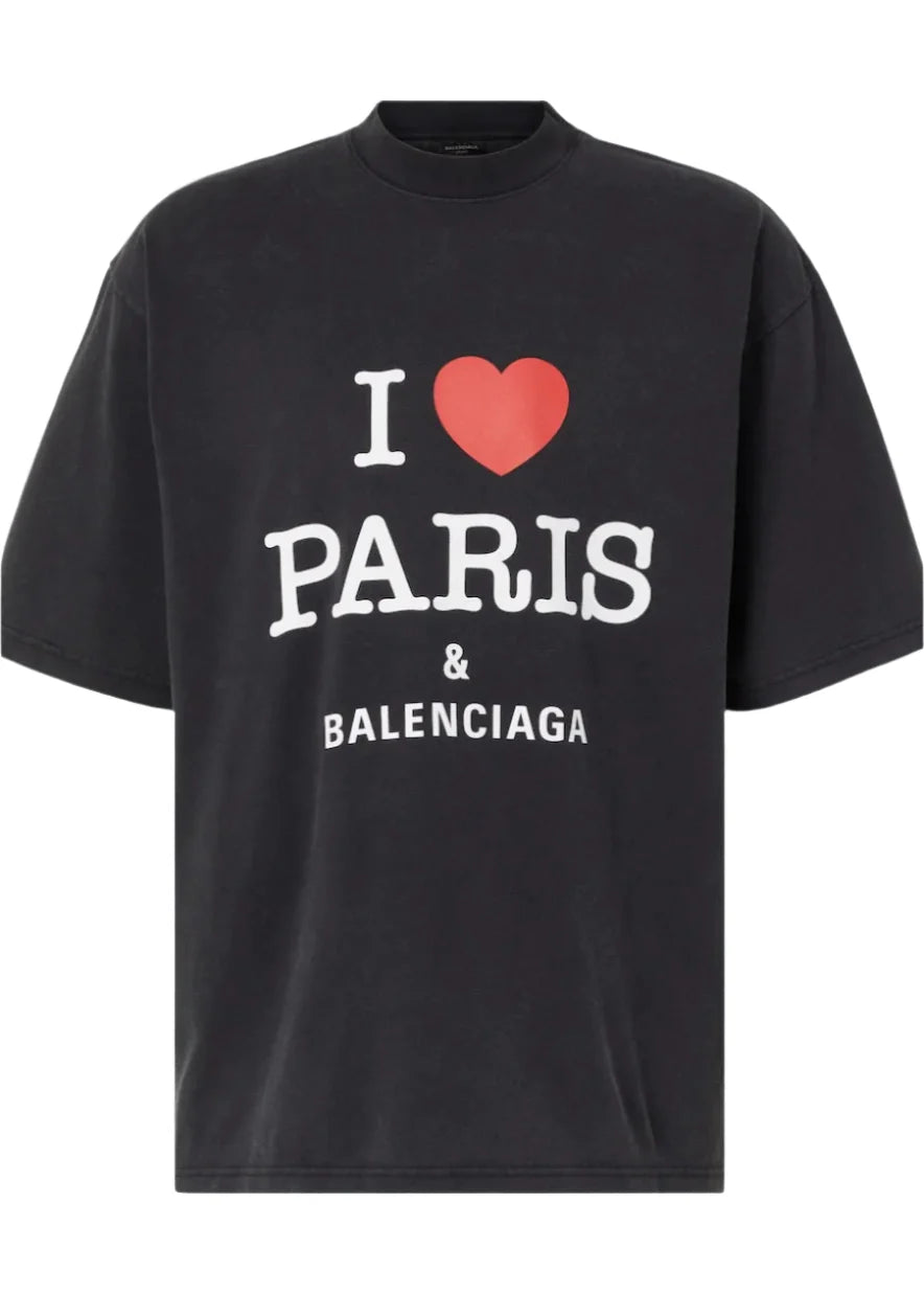 Balenciaga I Love Paris cotton T-shirt