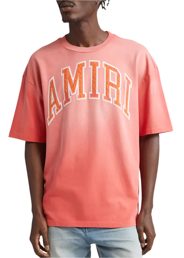Amiri Follow Vintage Oversized T-shirt in Cotton Cranberry