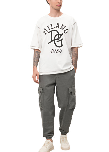 DOLCE & GABBANA T-shirt with DG logo embroidery