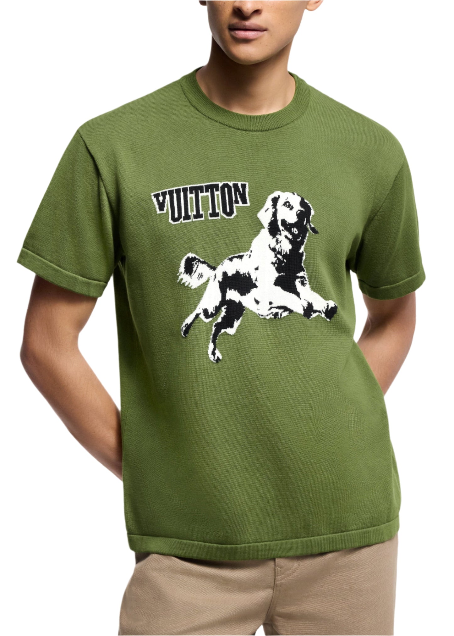 Louis Vuitton Short-Sleeved Cotton Crewneck
