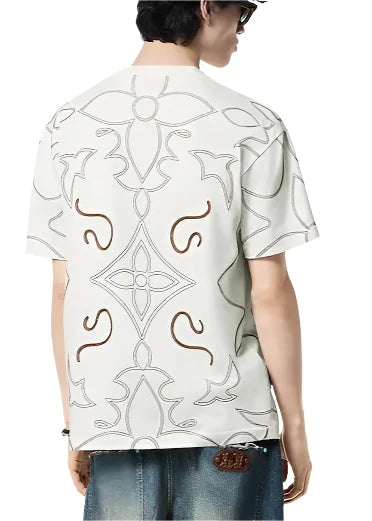 Louis Vuitton Embroidered Cotton T-Shirt