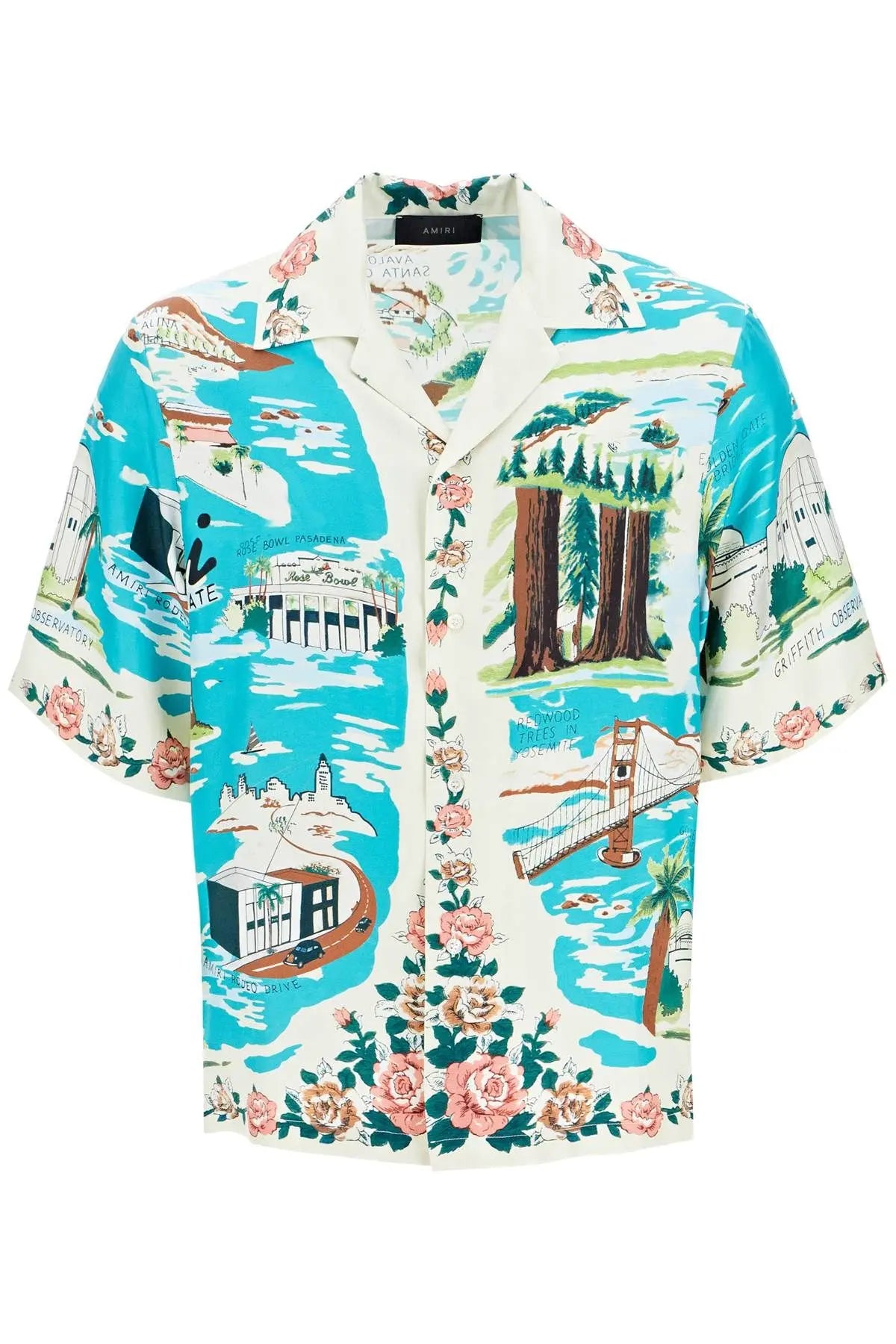 Amiri California hawaiian silk bowling shirt Amiri