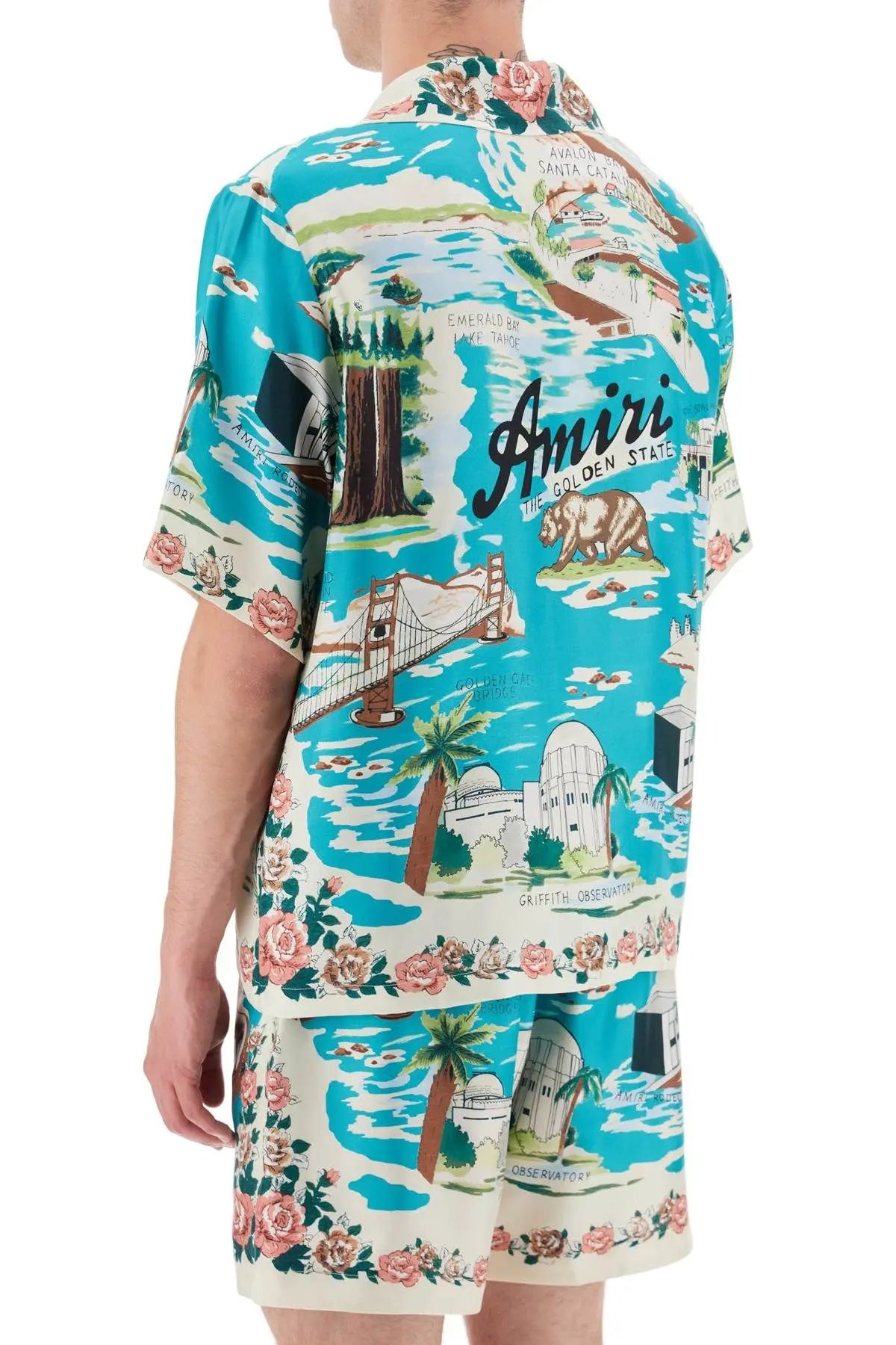 Amiri California hawaiian silk bowling shirt Amiri
