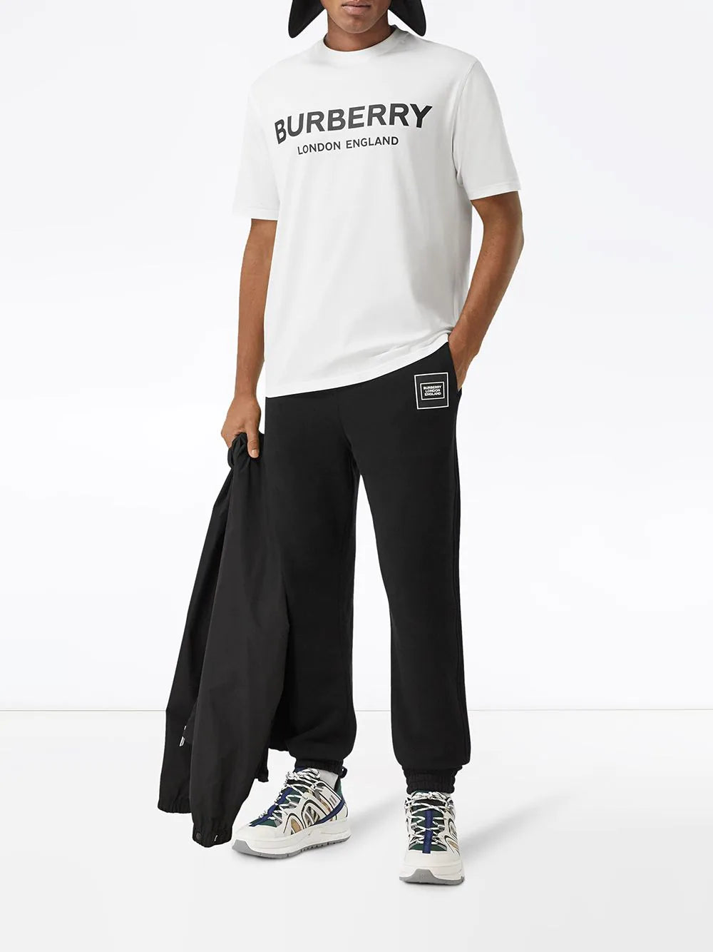 BURBERRY Logo Print Cotton T-shirt