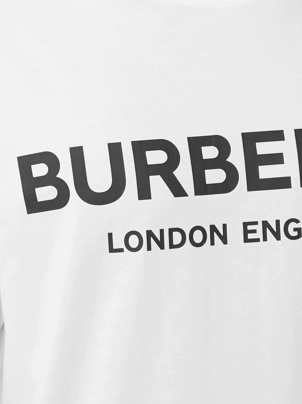 BURBERRY Logo Print Cotton T-shirt