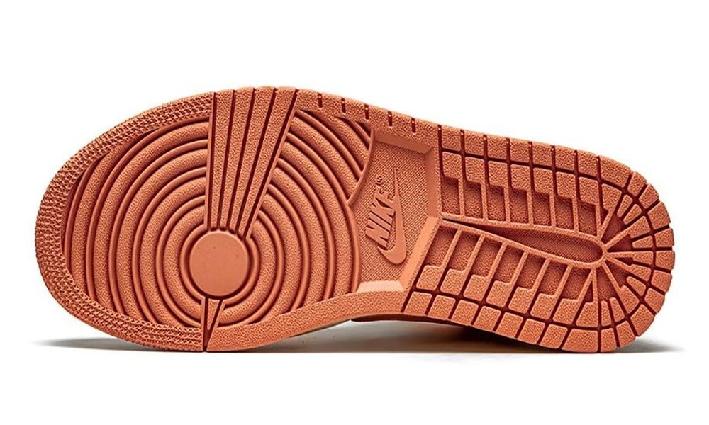 Air Jordan 1 Mid sneakers "Orange - leather/rubber"