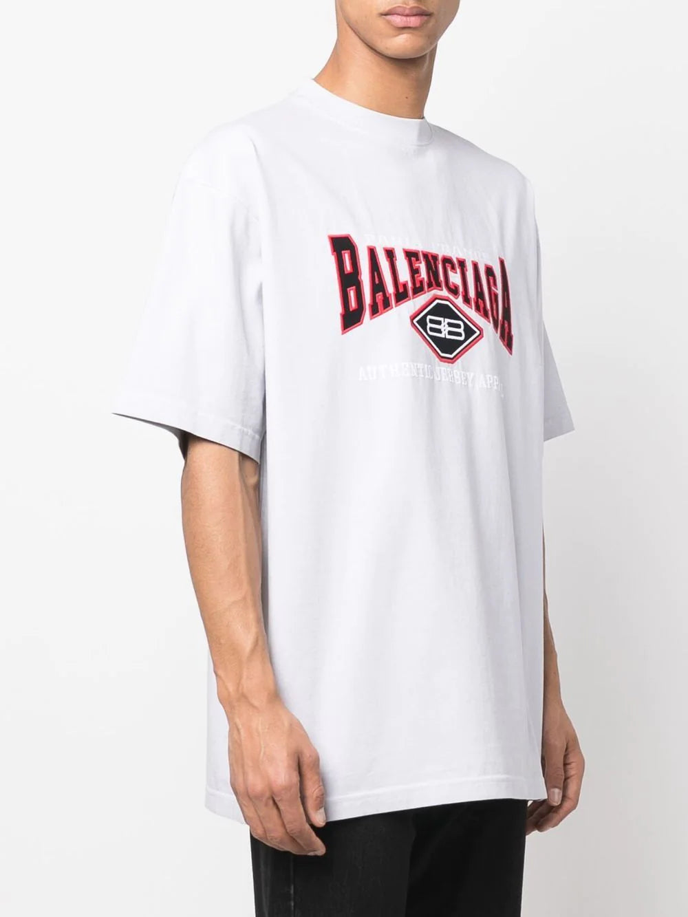 Balenciaga logo-embroidered short-sleeved T-shirt