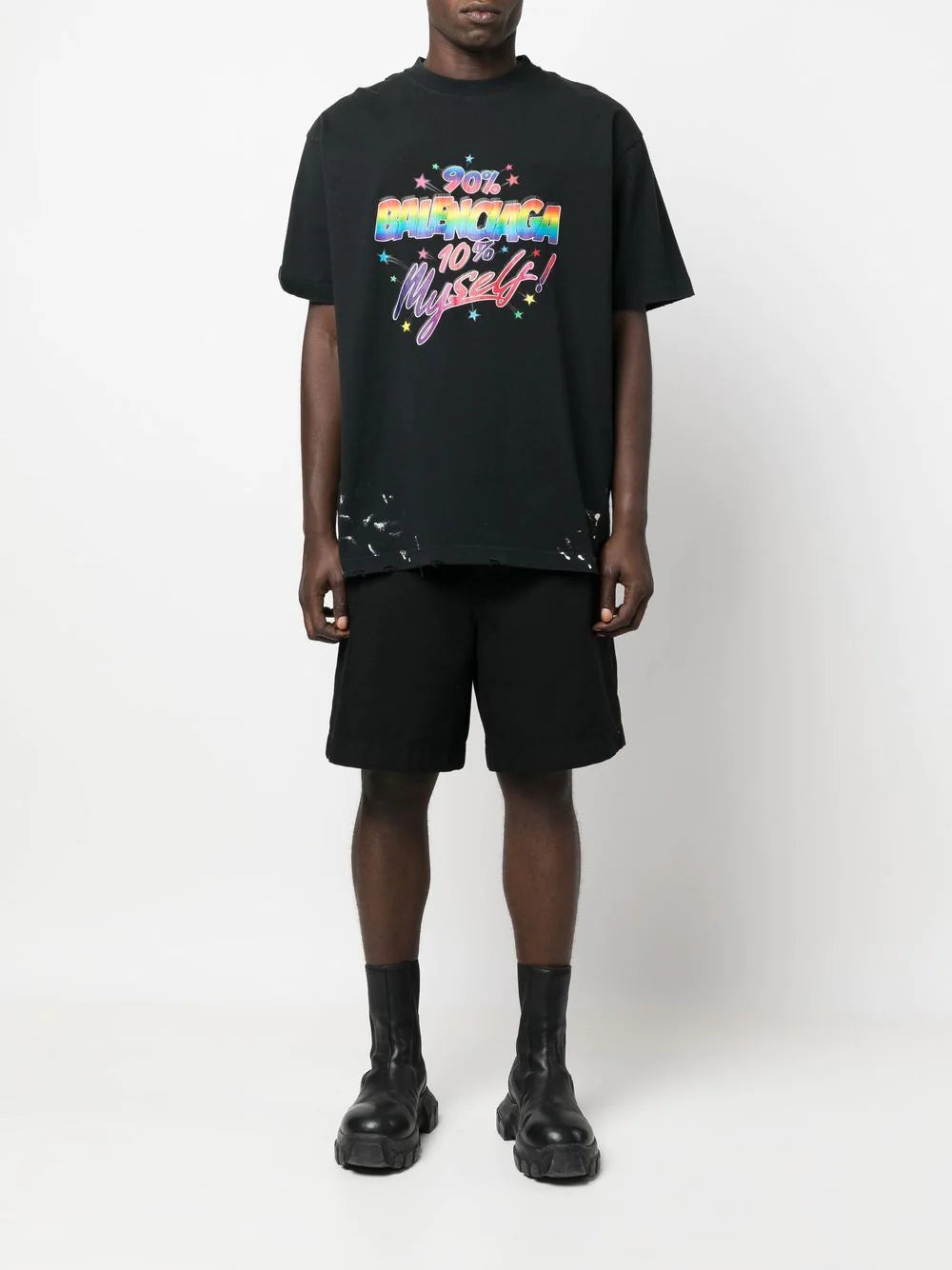 Balenciaga graphic logo-print T-shirt