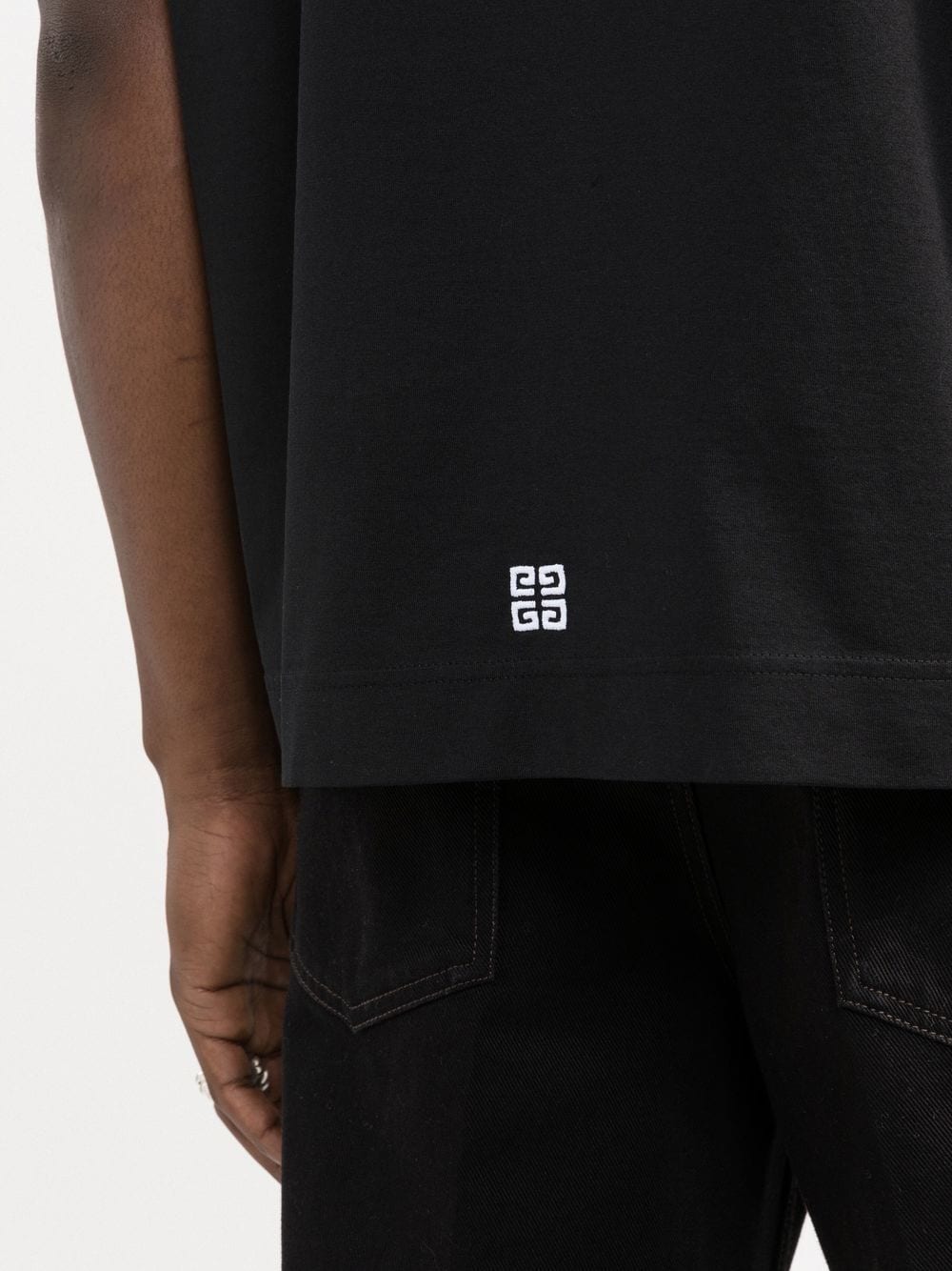Givenchy College logo-embroidered T-shirt