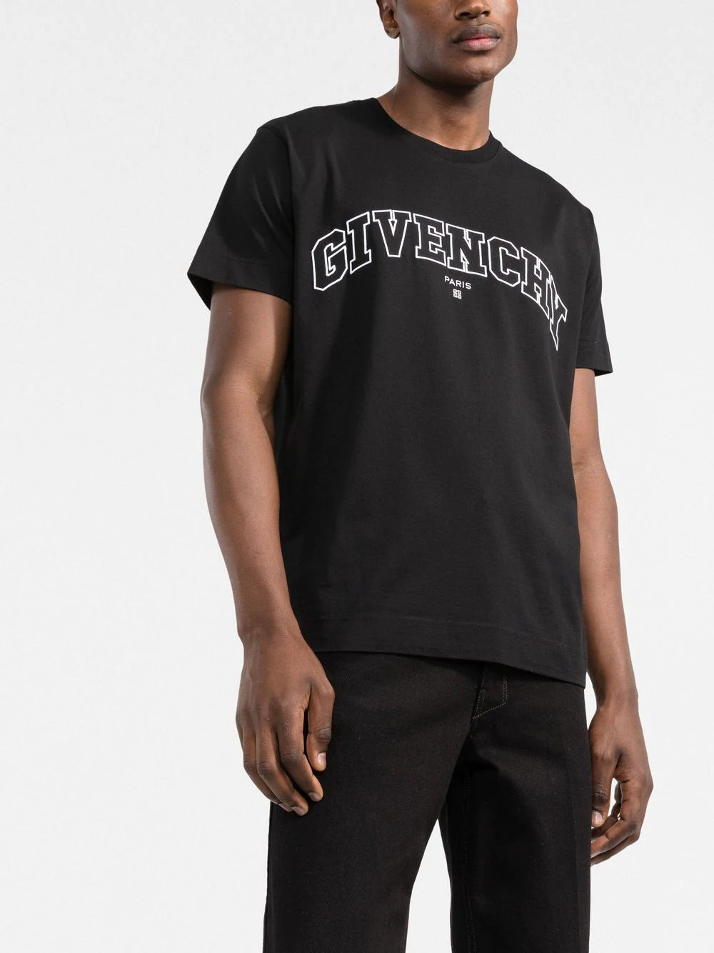 Givenchy College logo-embroidered T-shirt