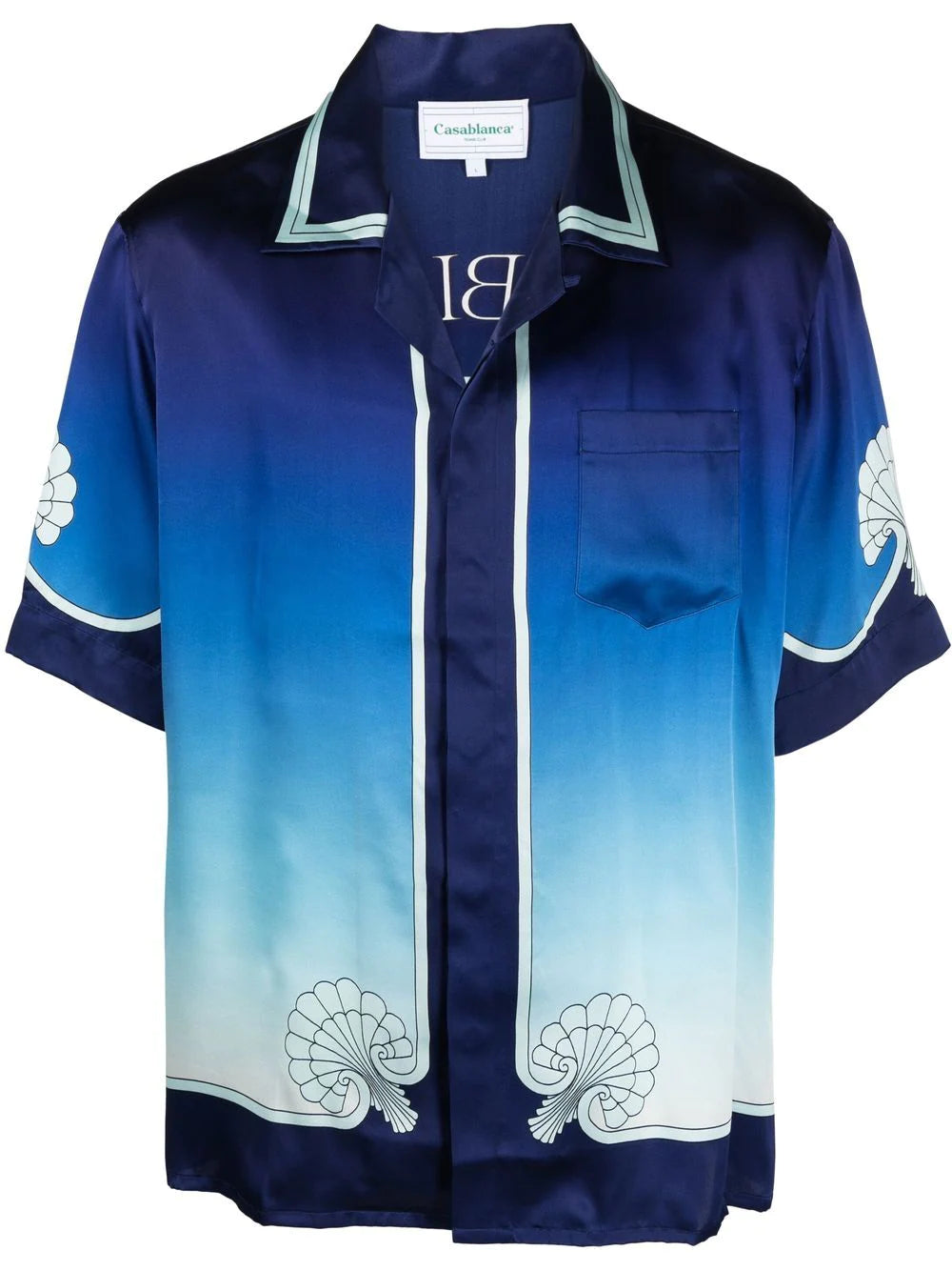 Casablanca graphic-print Cuban shirt