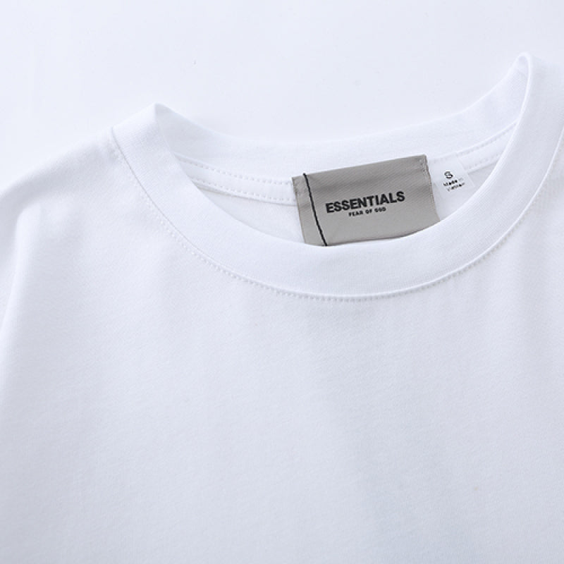 Fear of God Essentials Core T-shirt BLANC AND BLACK