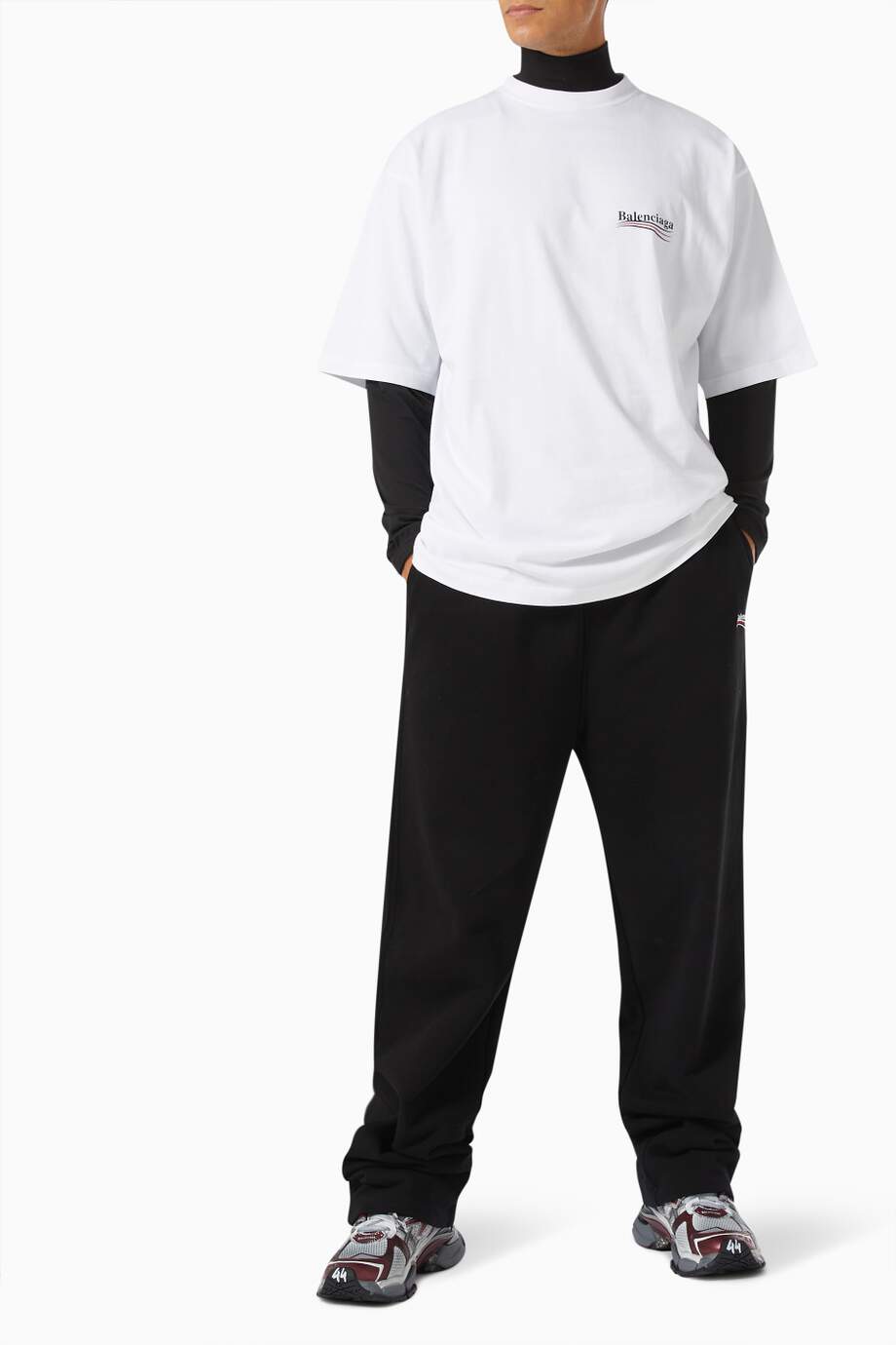 BALENCIAGA Political Campaign T-shirt in Vintage Jersey