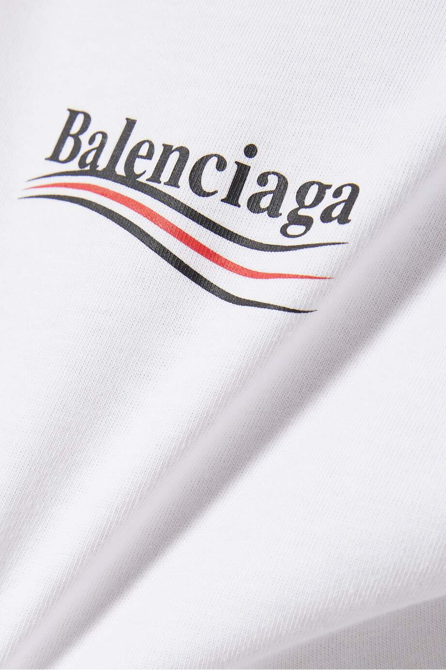 BALENCIAGA Political Campaign T-shirt in Vintage Jersey