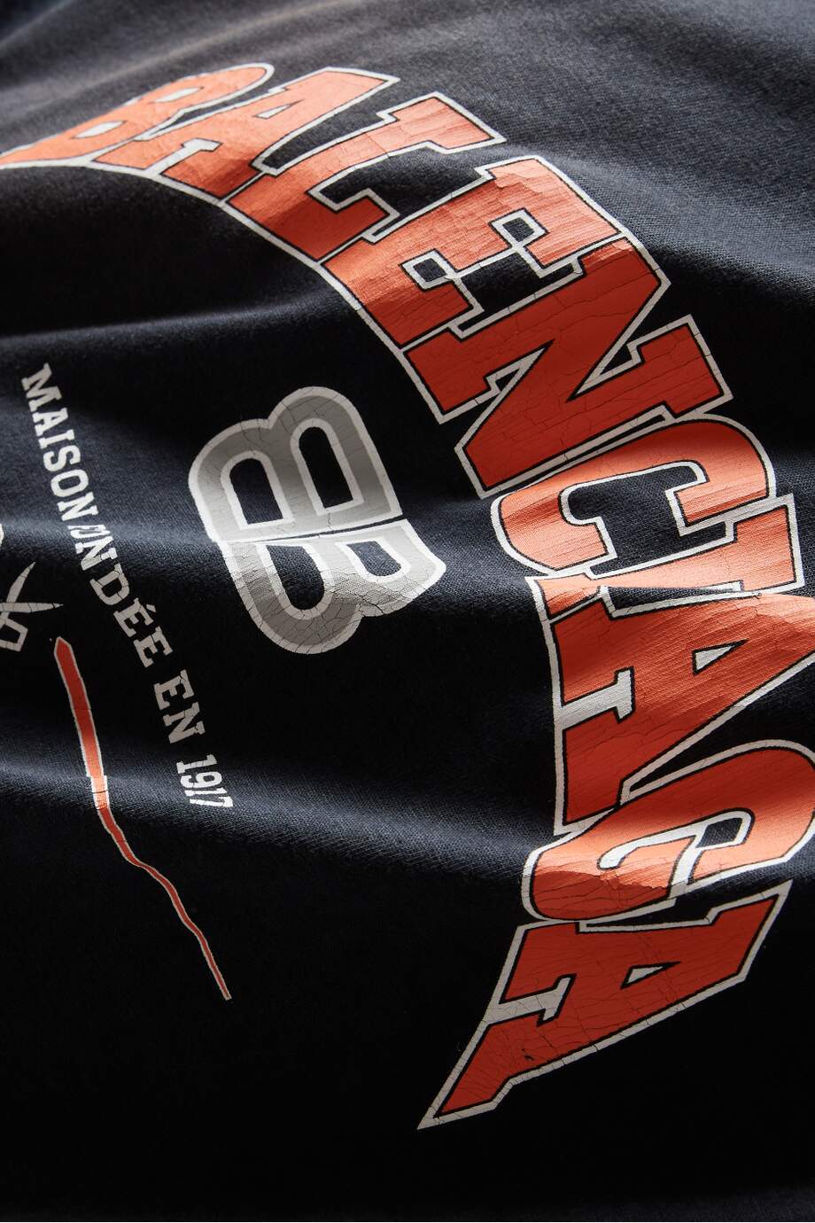 BALENCIAGA Maison Balenciaga Medium Fit T-shirt in Organic Vintage Jersey