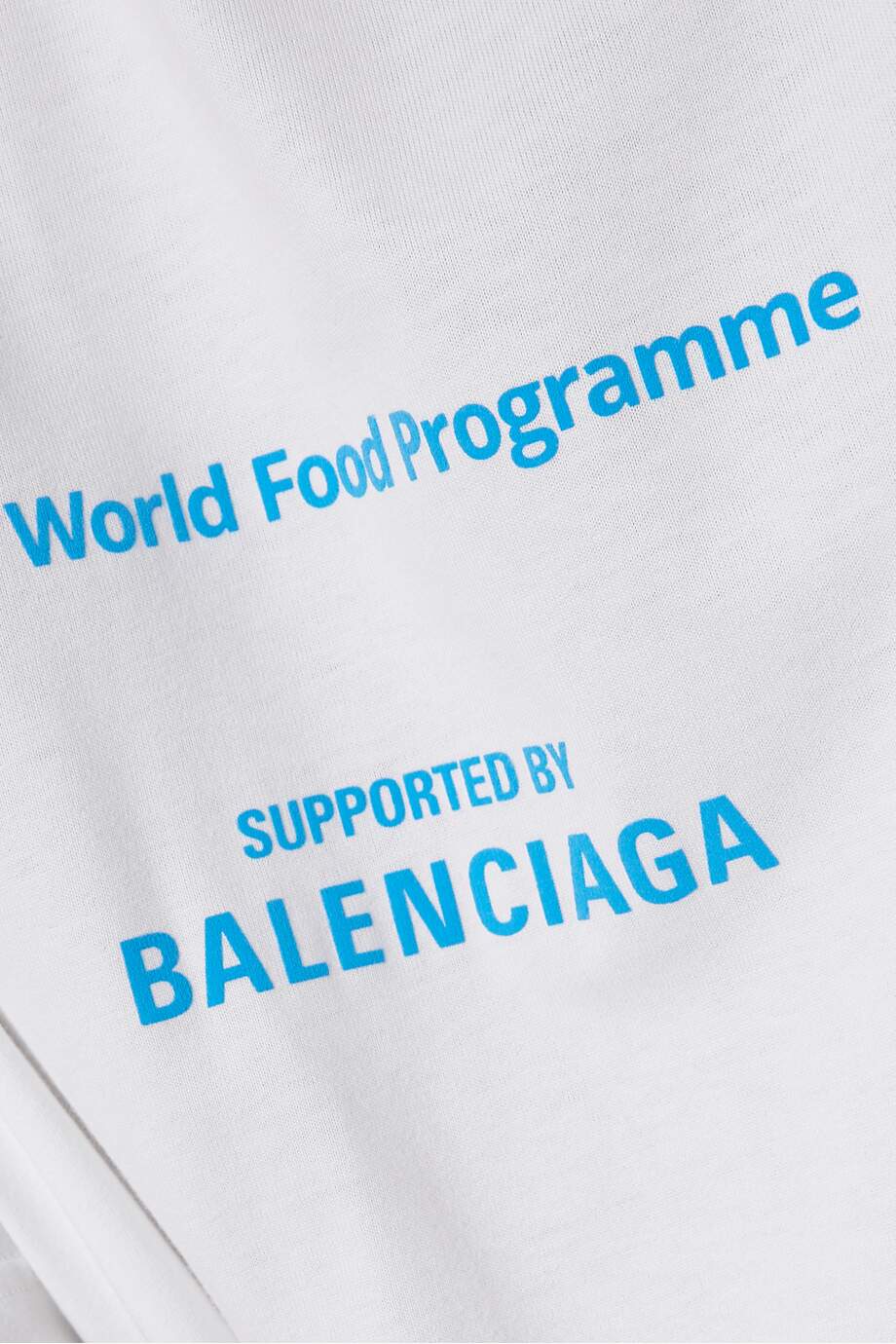 Balenciaga Logo T-shirt in Organic Cotton Jersey