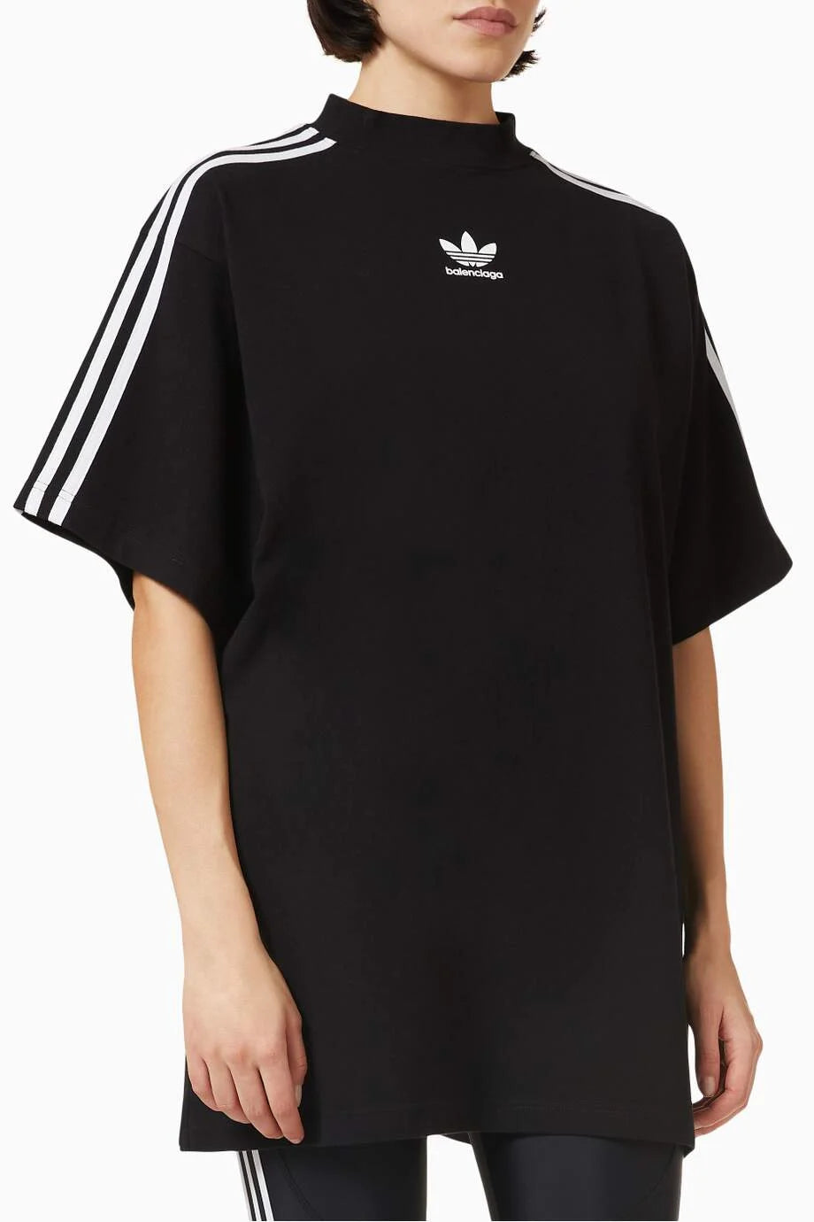 BALENCIAGA x Adidas Oversized T-shirt in Cotton Jersey