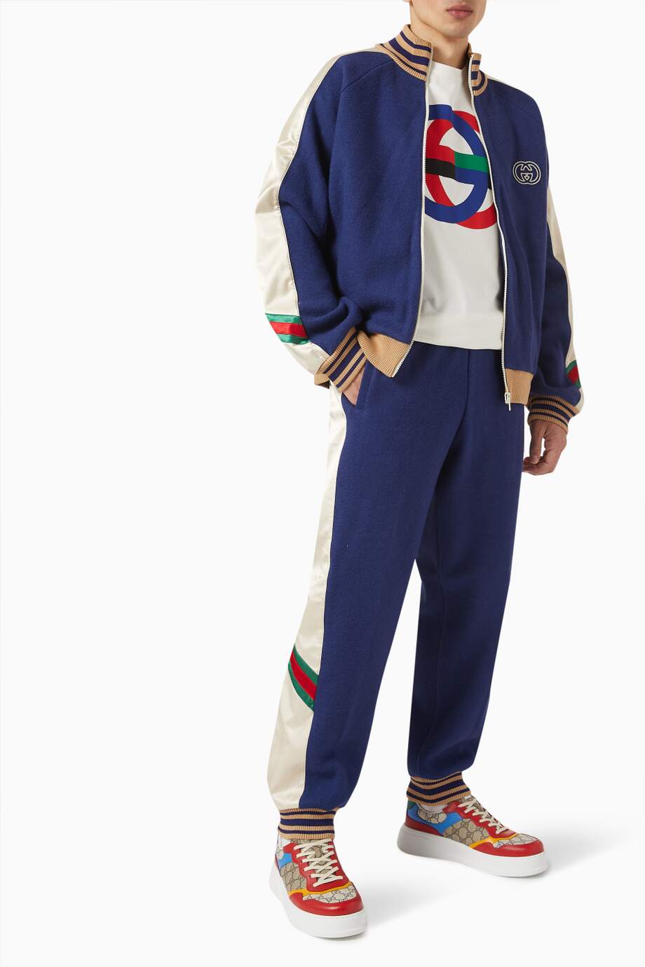 GUCCI Round GG T-shirt in Cotton