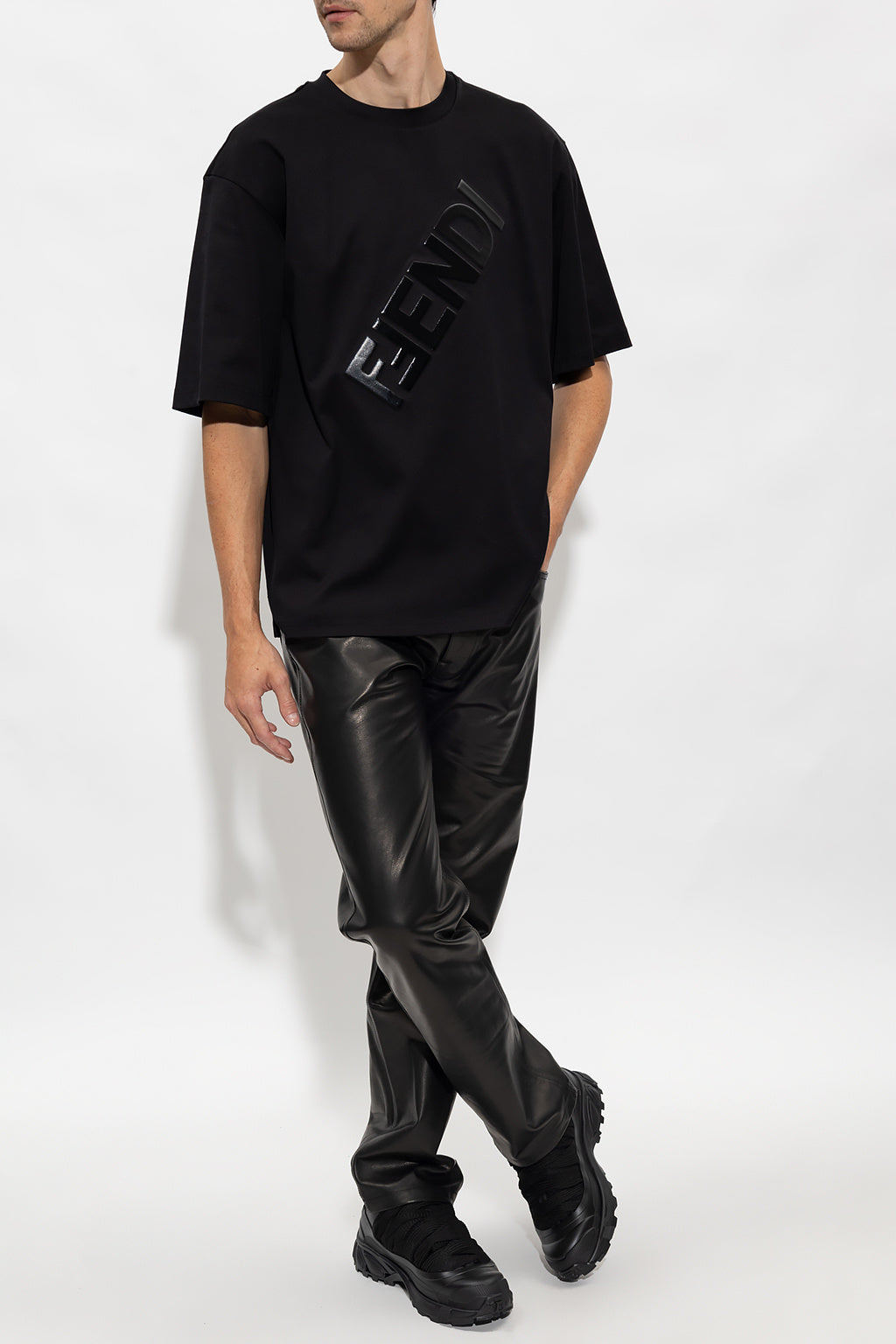 Fendi T-Shirt Black jersey