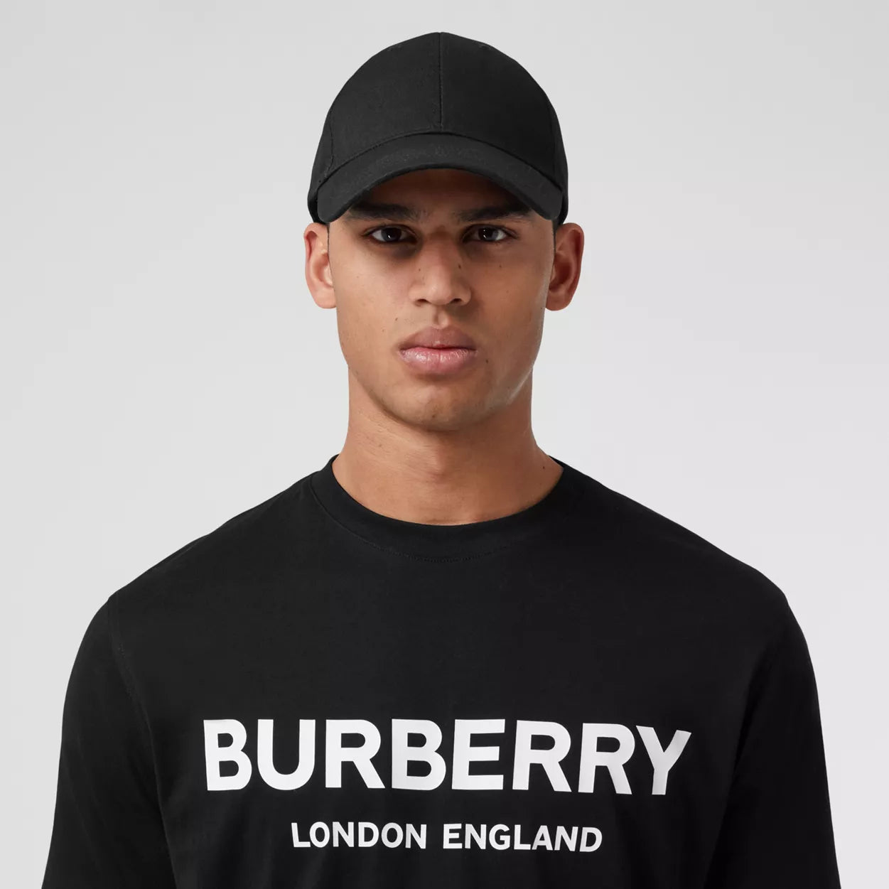 BURBERRY Logo Print Cotton T-shirt