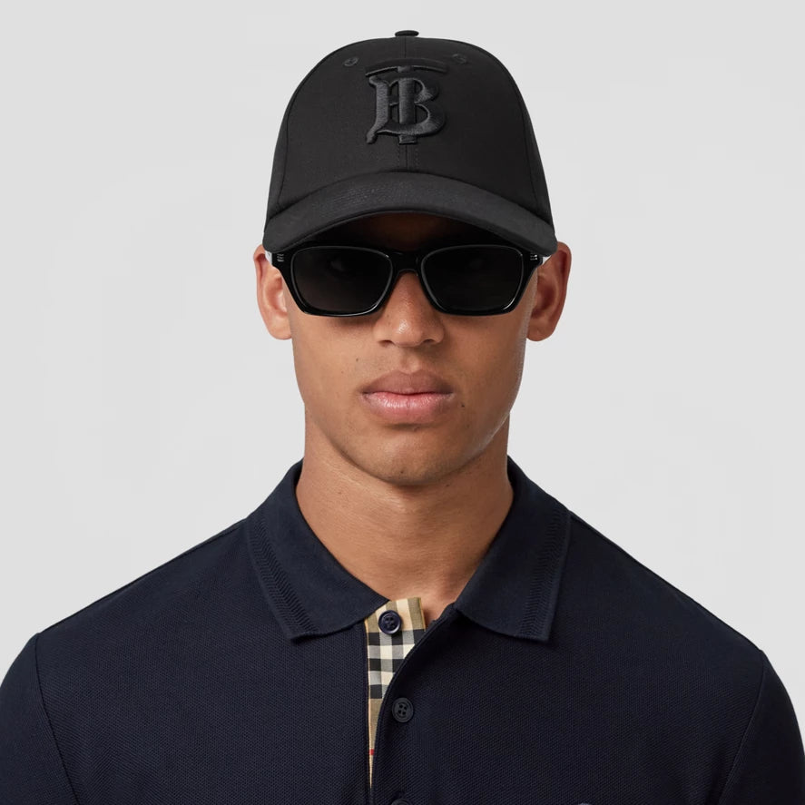 BURBERRY Monogram Motif Cotton Piqué Polo Shirt
