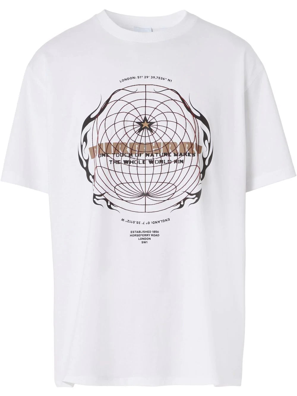 Burberry Printed cotton t-shirt