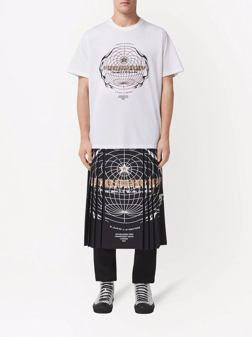 Burberry Printed cotton t-shirt