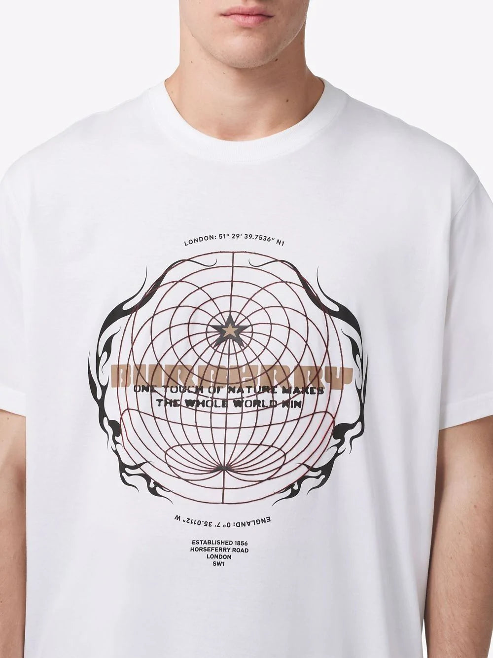 Burberry Printed cotton t-shirt