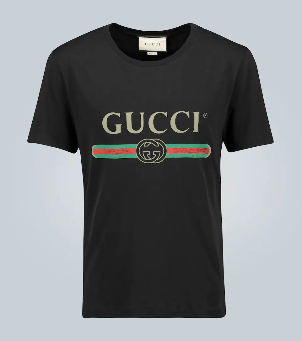 GUCCI Oversized cotton T-shirt with logo