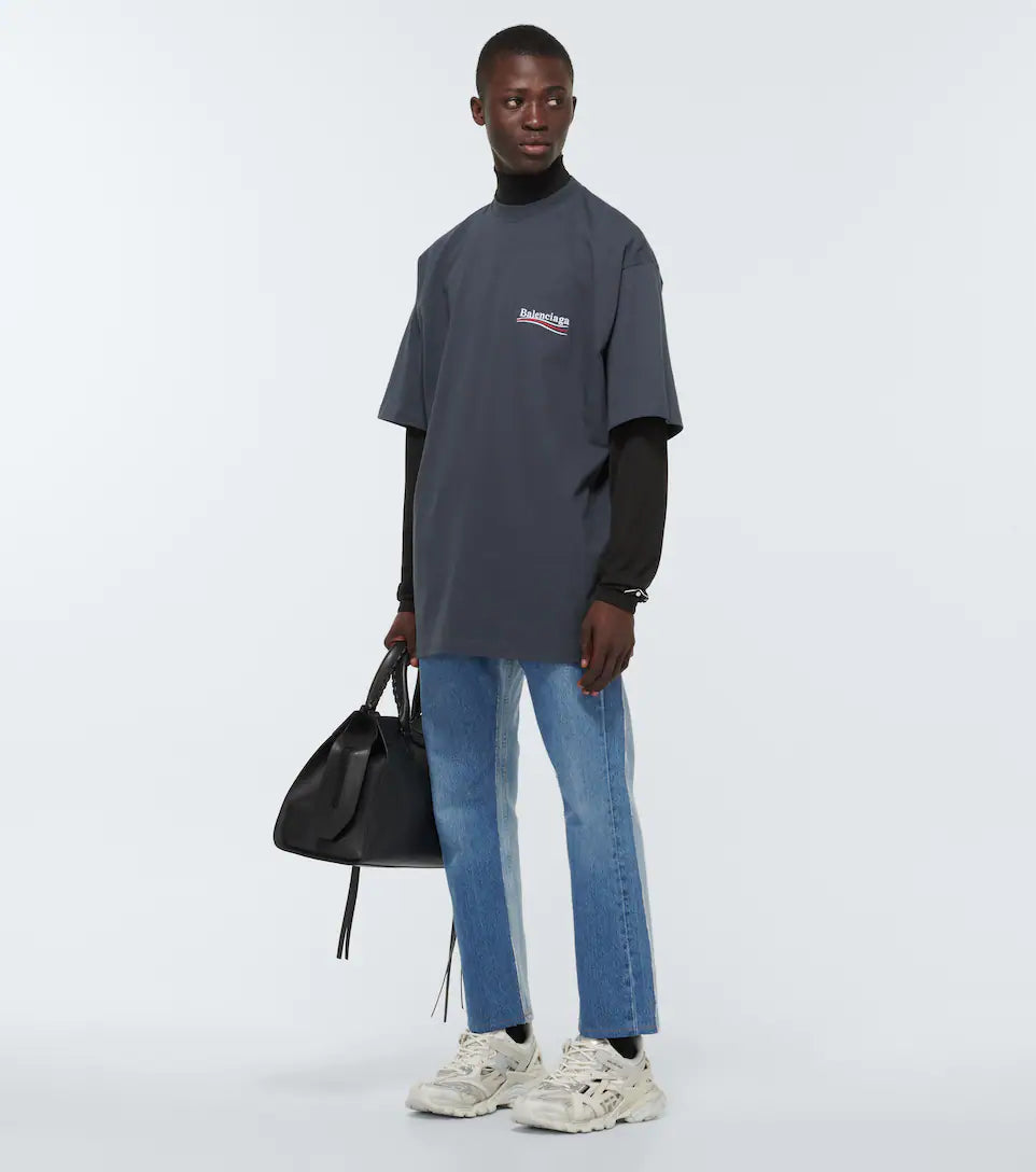 BALENCIAGA Logo cotton T-shirt