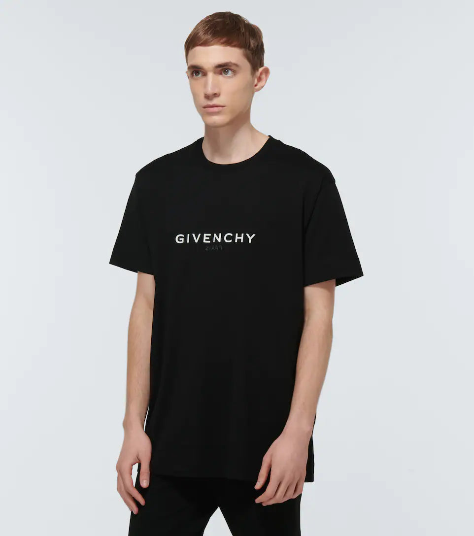GIVENCHY Oversized logo cotton T-shirt