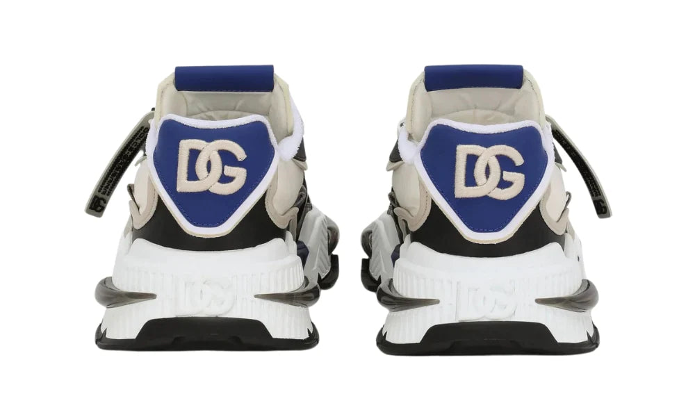 Dolce & Gabbana Men's Blue Mixed-material Airmaster Sneakers