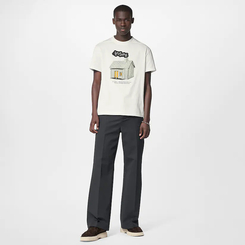 LOUIS VUITTON HOUSE PRINTED T-SHIRT