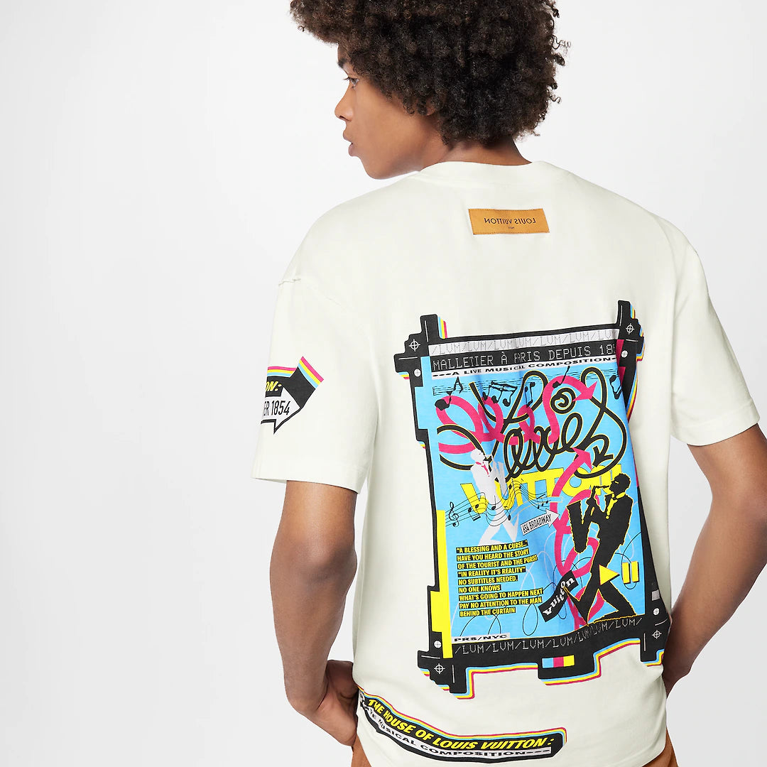 Louis Vuitton Jazz Flyers Short-Sleeved T-Shirt