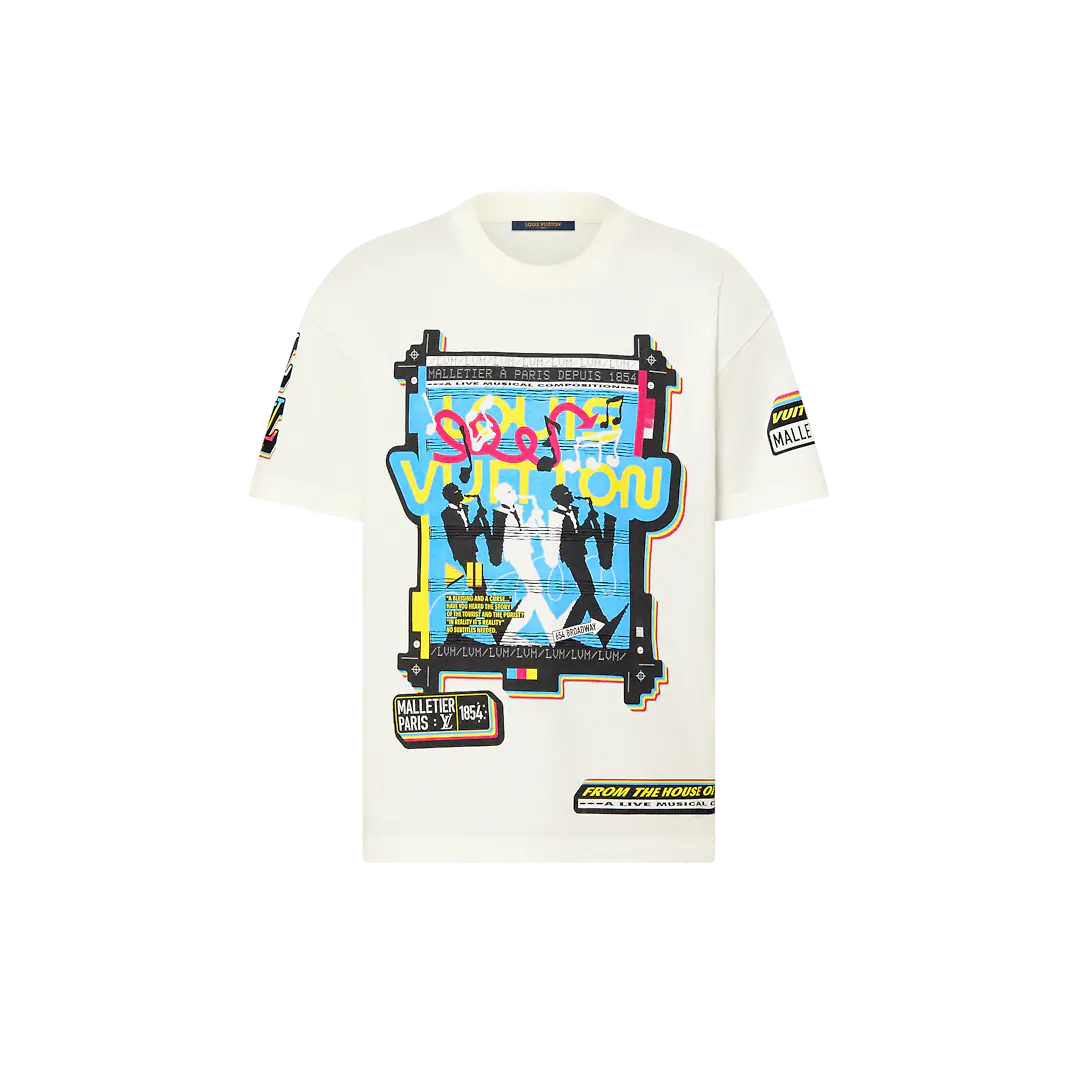 Louis Vuitton Jazz Flyers Short-Sleeved T-Shirt