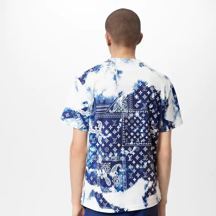 LOUIS VUITTON MONOGRAM BANDANA PRINTED T-SHIRT