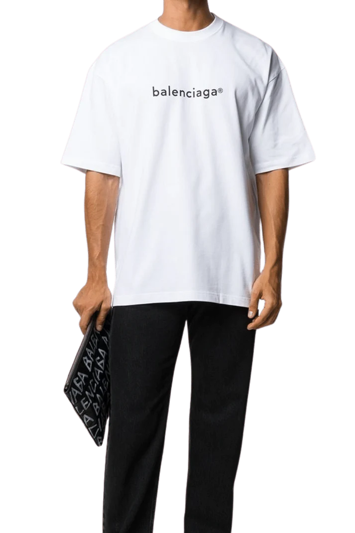 BALENCIAGA Copyright logo medium-fit T-shirt